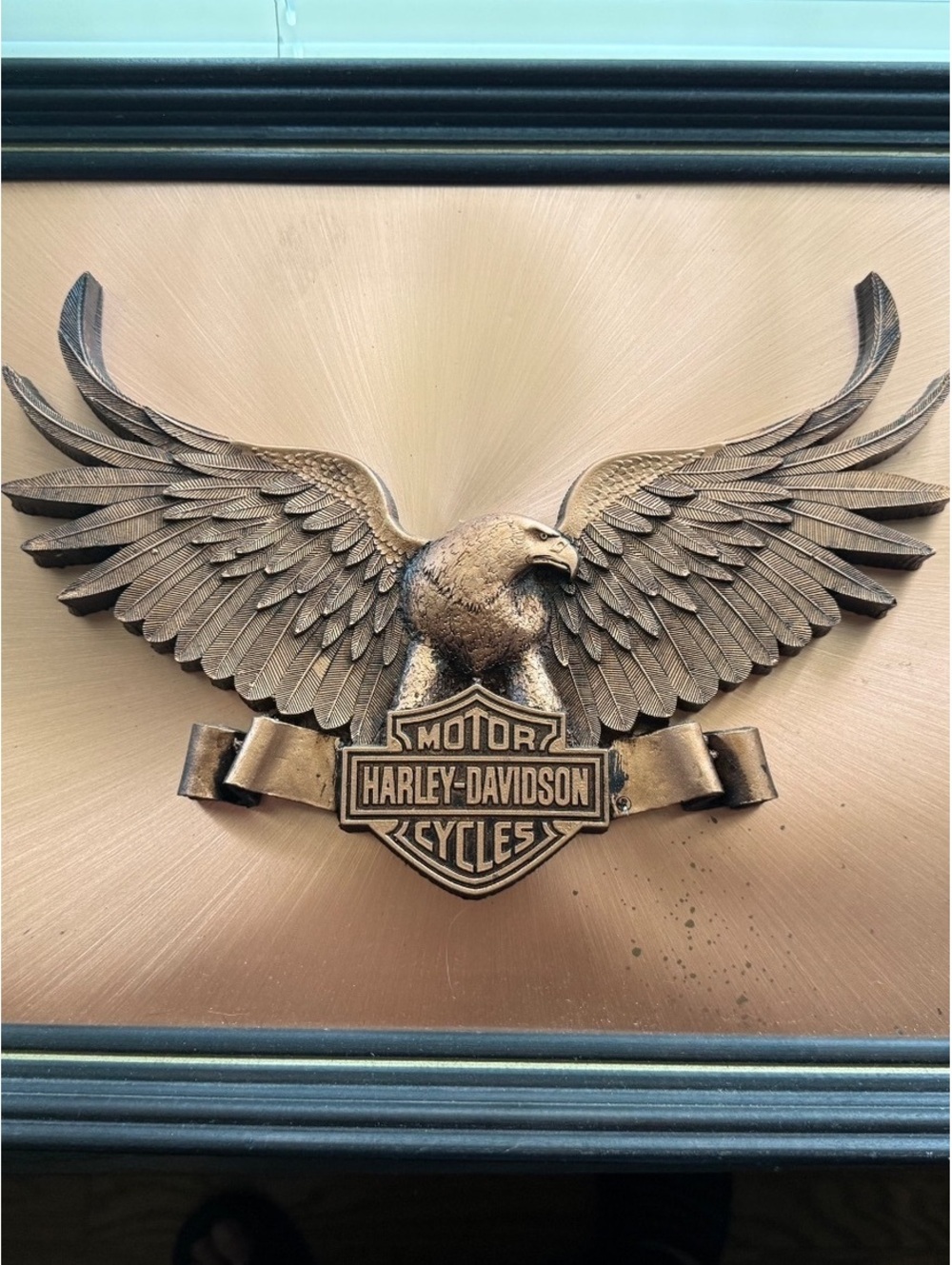 Harley-Davidson Official Licensed 3D Eagle Wall Plaque